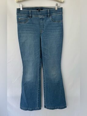 SPANX Mid-Blue Flare Jeans